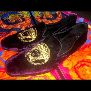 Versace men’s  velvet shoes